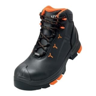 Uvex 2 Arbeitsschuhe - Sicherheitsstiefel S3 SRC ESD - Orange-Schwarz - Weite 14 / Extra Breit: 43