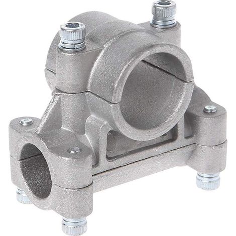 Piece 26mm Handle Bracket Clamp For Grass Trimmer Brush Trimmer Lawn Mower Part - 2 Silver