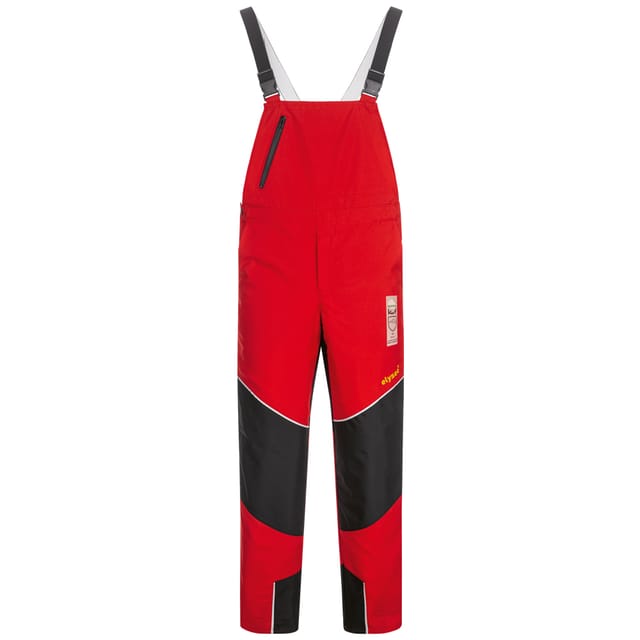 Schnittschutzlatzhose speierling rot/schwarz/gelb, Größe: Gr. 52 - Elysee