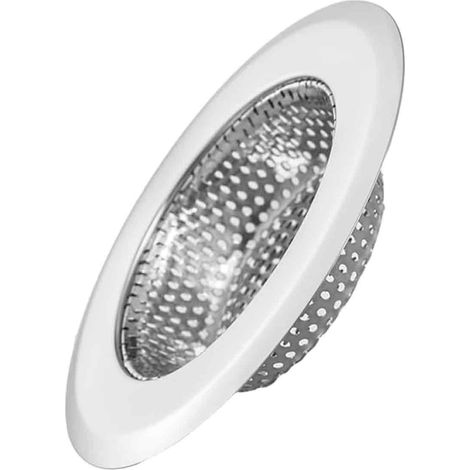 Sink Strainer - 9 Cm Diameter - For Kitchen And Bathroom Sink Drain - Stainless Steel Mesh - Easy Fit No Installation Required - 1 Piece