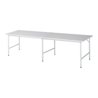 Arbeitstisch Jerry höhenverstellbar, B3000xT1000xH800-850mm, M-Platte-22mm - RAU