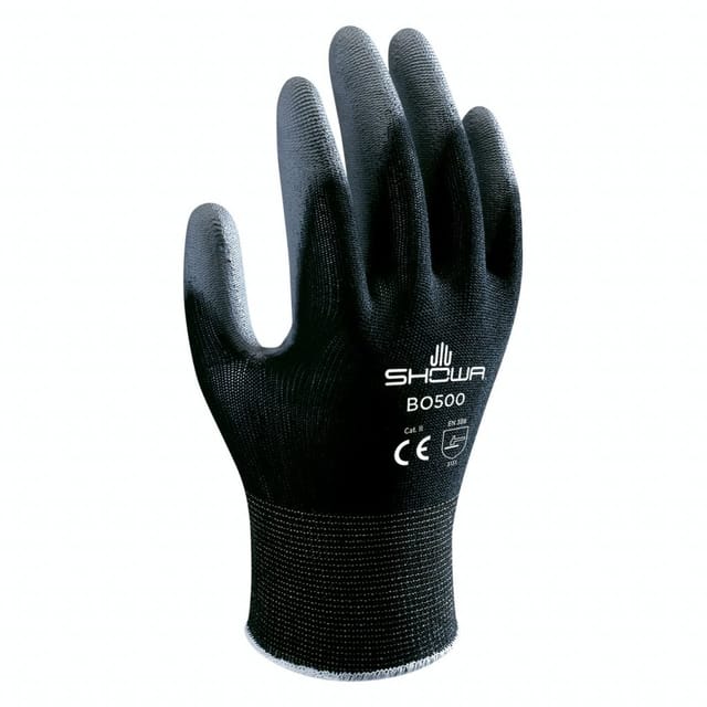 BO500B Nahtloser Arbeitshandschuh Nylon und Polyurethan allgemeine 9/XL - Showa