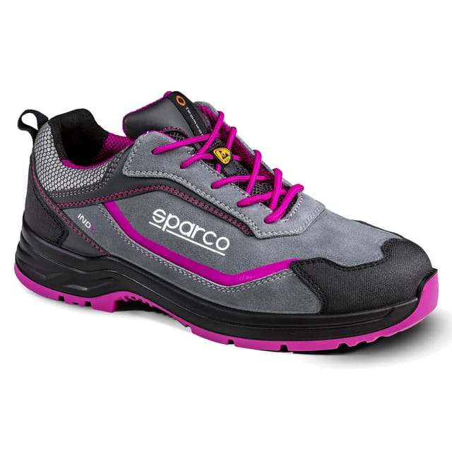 07537GRFU Indy Danica esd S1PS Sicherheitsschuh, Grau/Fuchsia, 40 - Sparco