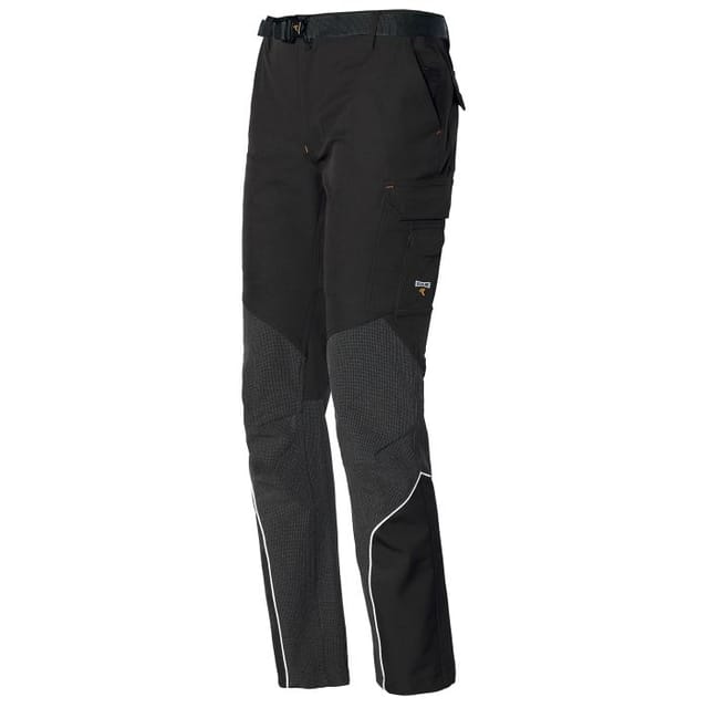 Issaline 8838B-060 Heavy Extreme Softshell-Arbeitshose, Schwarz, M