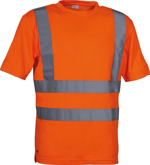 Cofra TALAM High Visibility Alert Arbeits-T-Shirt Orange XL