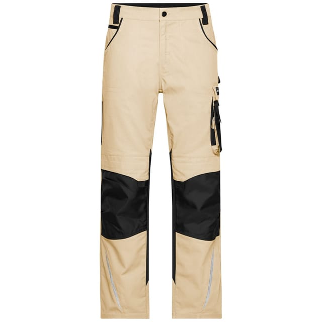 James&nicholson - Arbeitsbundhose JN832 Gr. 48 stone/black