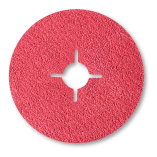 Sia Fiberscheibe Keramik 4560 Siabite 125mm K120 - Hochleistungs Keramik Schleifscheibe mit stabiler Unterlage, für Metall
