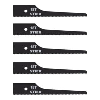 Stichsägeblatt für STS-100 18 Zähne 5 Stk - Stier