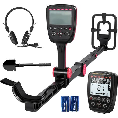 Metal Detector Adulti, 4 Modalità, Bobina Ip68 Impermeabile, Display Lcd
