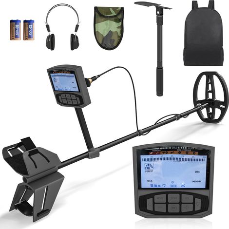 Metal Detector Professionale Con 5 Modalità, Impermeabile Ip68 E Display Lcd Retroilluminato
