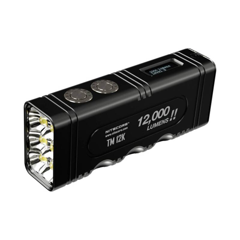 [neuwertig] B-ware Nitecore Taschenlampe Tm12k Led Akkubetrieben Schwarz Outdoor 12000 Lm 233 G