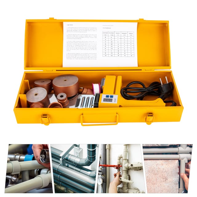 1000W Rohrschweißgerät Stumpfschweißgerät Schweißgerät PVC PPR PE Rohr Für