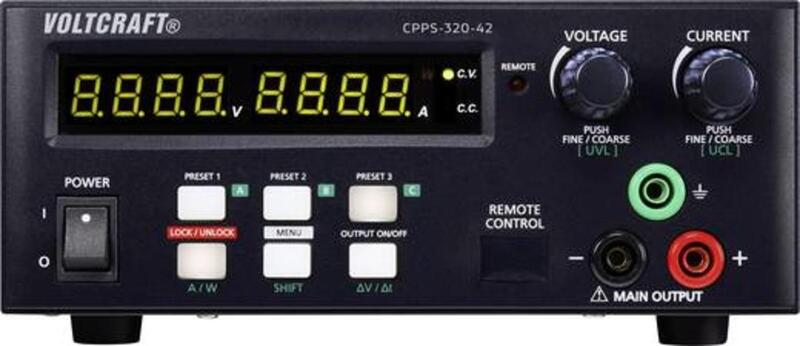 [gebraucht] B-ware Voltcraft Cpps-320-42 Labornetzgerät, Einstellbar 0.02 - 42 V/dc 0.01 - 20a 320w