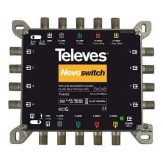 Televes Multischalter 5 in 8 Guß MS58NCQ