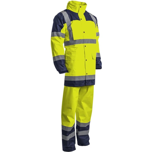 Euro Protection - Regenset Coverguard hydra Hochsichtbarkeit marine gelb Größe xl