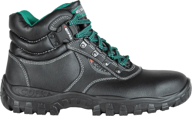 Cofra SS3P46 Plutone S3 Sicherheitsschuh, Schwarz/Hellblau, 46