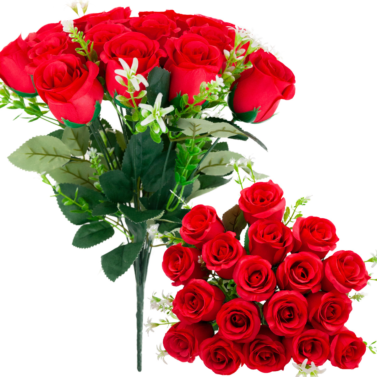 Cv31493-4 Strauß Mit 18 Rosen „rosen Wie Das Leben“ – Wunderschöne Rosen In Einem Dekorativen, Dichten Strauß