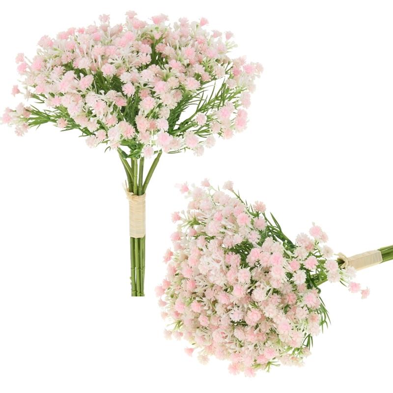 Dekorativer Schleierkrautstrauß Aus Künstlichen Blumen Für Die Vasendekoration, Rosa