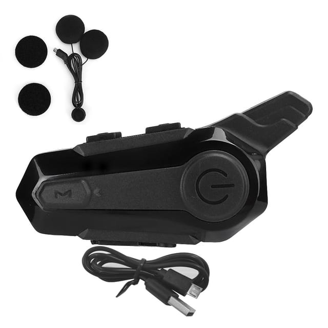 Motorradhelm mit kabellosen Bluetooth-Kopfhörern und Gegensprechanlage für Fahrradausrüstung und Musik