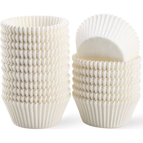 Cupcake Liners - 7 5 Cm Top Diameter - 5 Cm Bottom Diameter - 3 25 Cm Height - Food Grade Greaseproof Paper - For Cupcakes Muffins - 500 Pieces