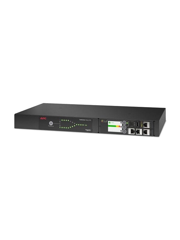 APC Rack ATS, 230 V, 10 A, C14-Eingang, (12) C13-Ausgang