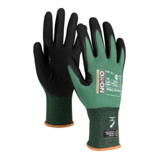 92338 Schnittschutzhandschuhe Cut Advanced 9904 Größe 8 schwarz/grün en 38 - Ox-on