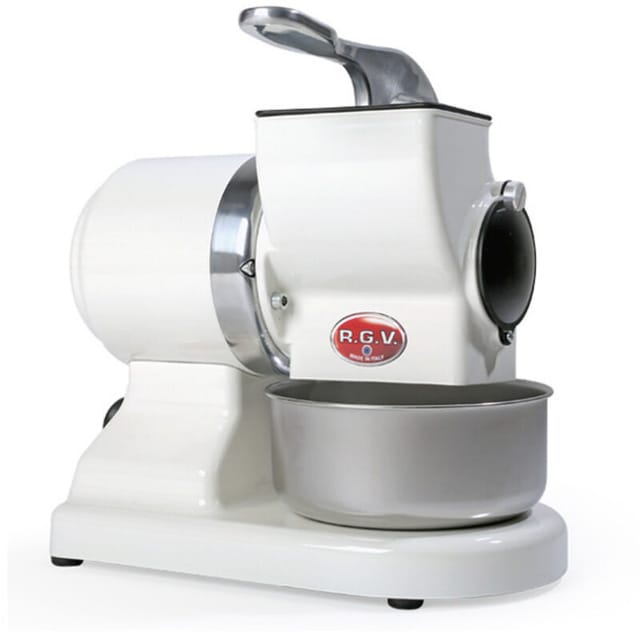RGV Robusta Elektrische Reibe/Spiralisierer Aluminium Edelstahl, Weiß