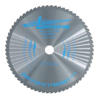 HM-Sägeblatt Drytech D=255x25,4x1,5mm 66Z für Stahl dünnwandig lbs schockresistent - Jepson