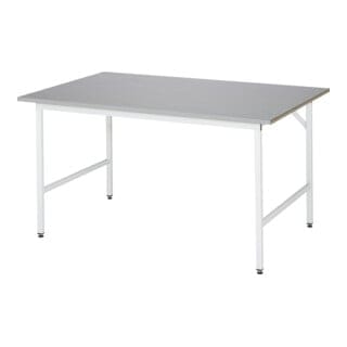Arbeitstisch Jerry höhenverstellbar, B1500xT1000xH800-850mm, ES-Platte-28mm - RAU