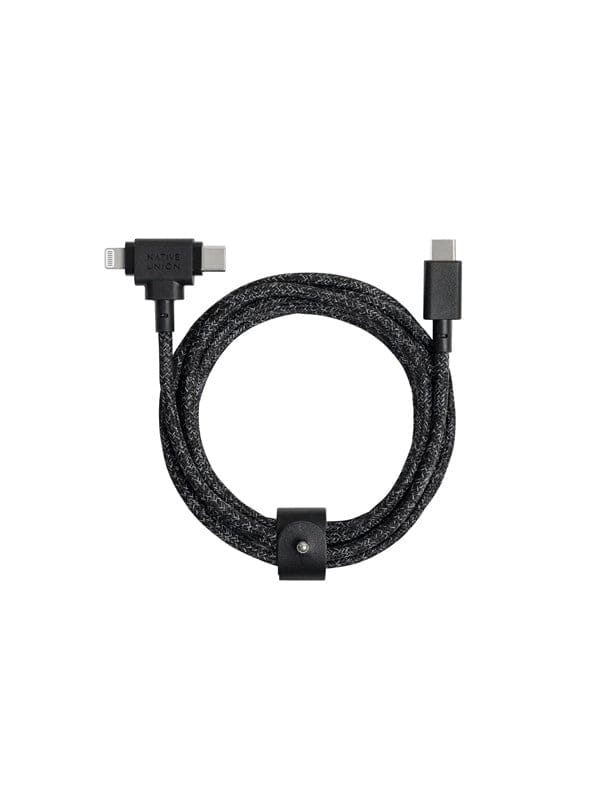 Native Union Belt Cable Duo USB-C To C/Lightning Cosmos 1,5m