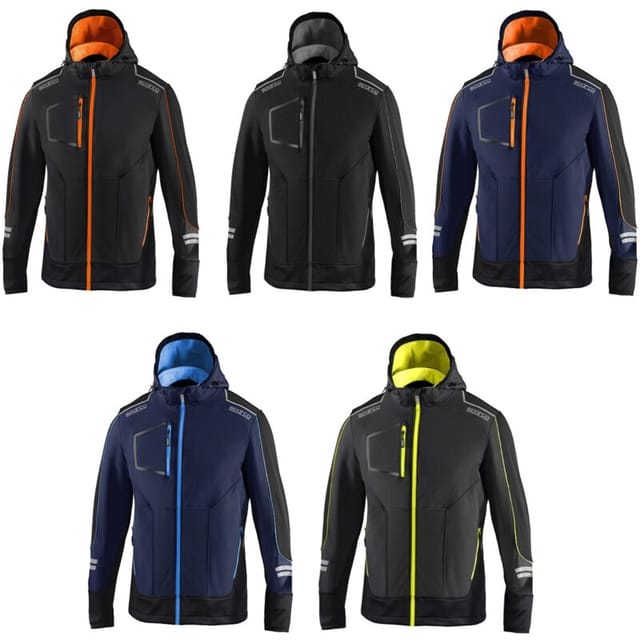02412GSGF3 Softshell-Arbeitsjacke York Grau/Gelb xl - Sparco
