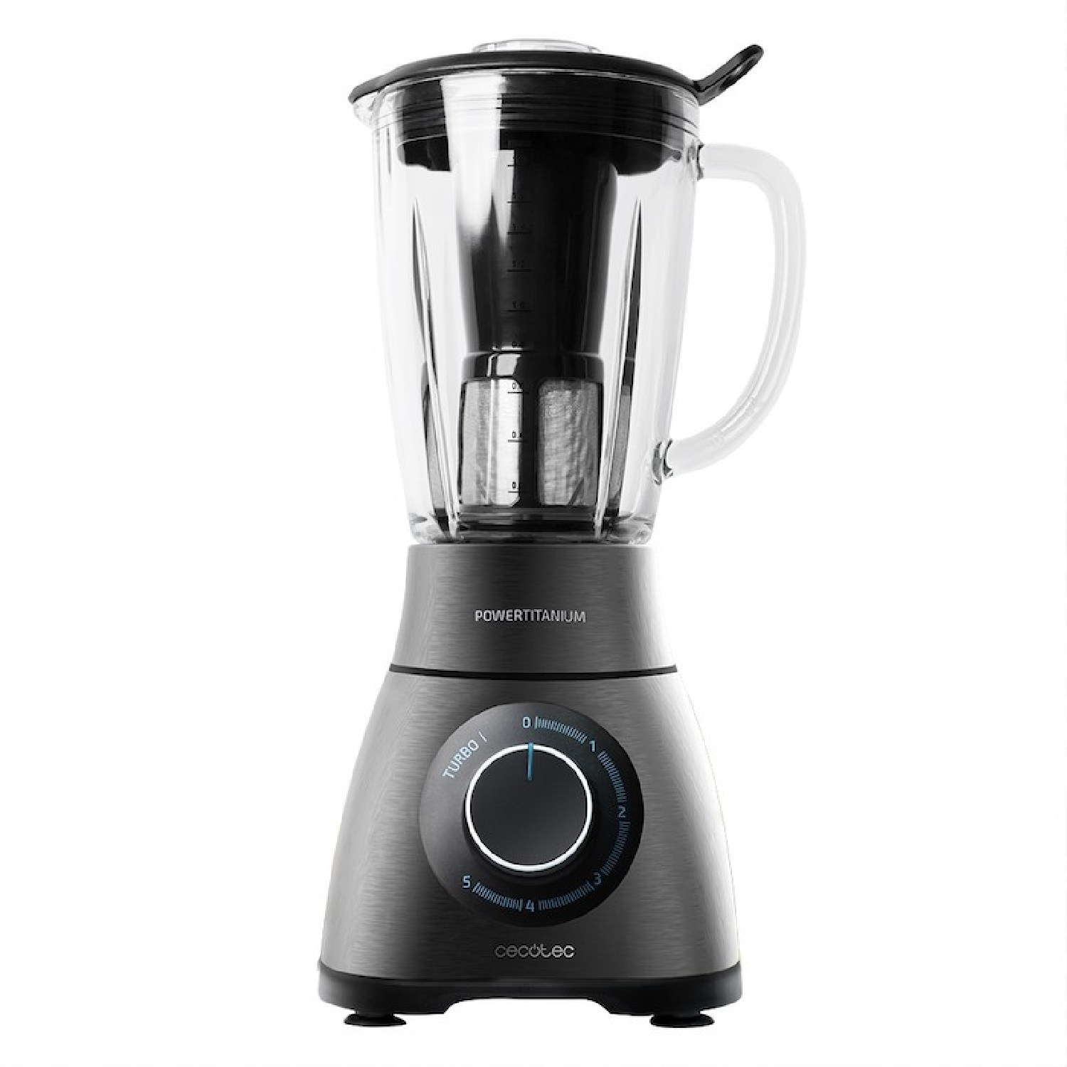 Cecotec - Standmixer Power Black Titanium 2500max Perfectmix
