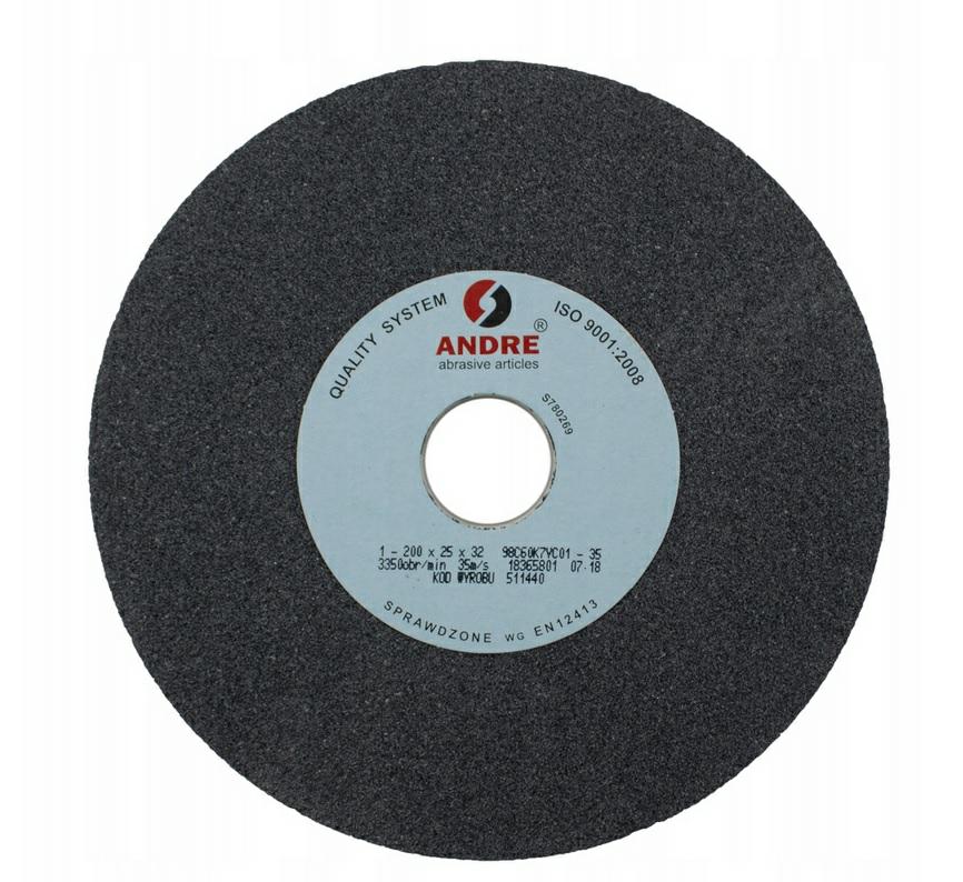 Andre Flachschleifscheibe 200 Mm X 20 Mm X 32 Mm 98c60k7vc01-35 Schwarz "typ 1