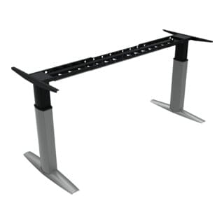 Elektrisch höhenverstellbares Tischgestell 501-23, 68-120cm, 175kg Nutzlast, Breite variierbar, pulverbeschichtet - Stier