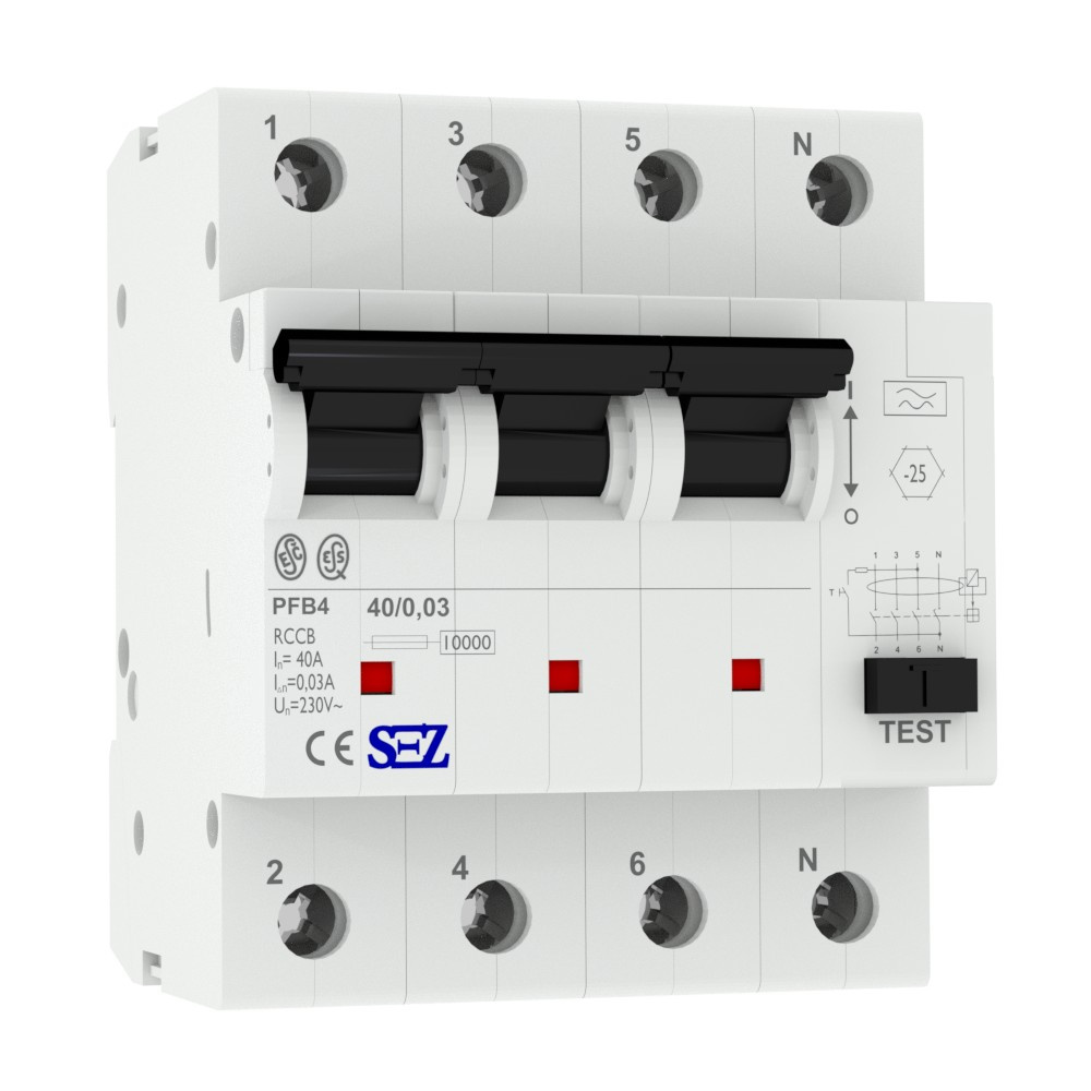 40a 30ma 4p 10ka Fi-schutzschalter Typ A