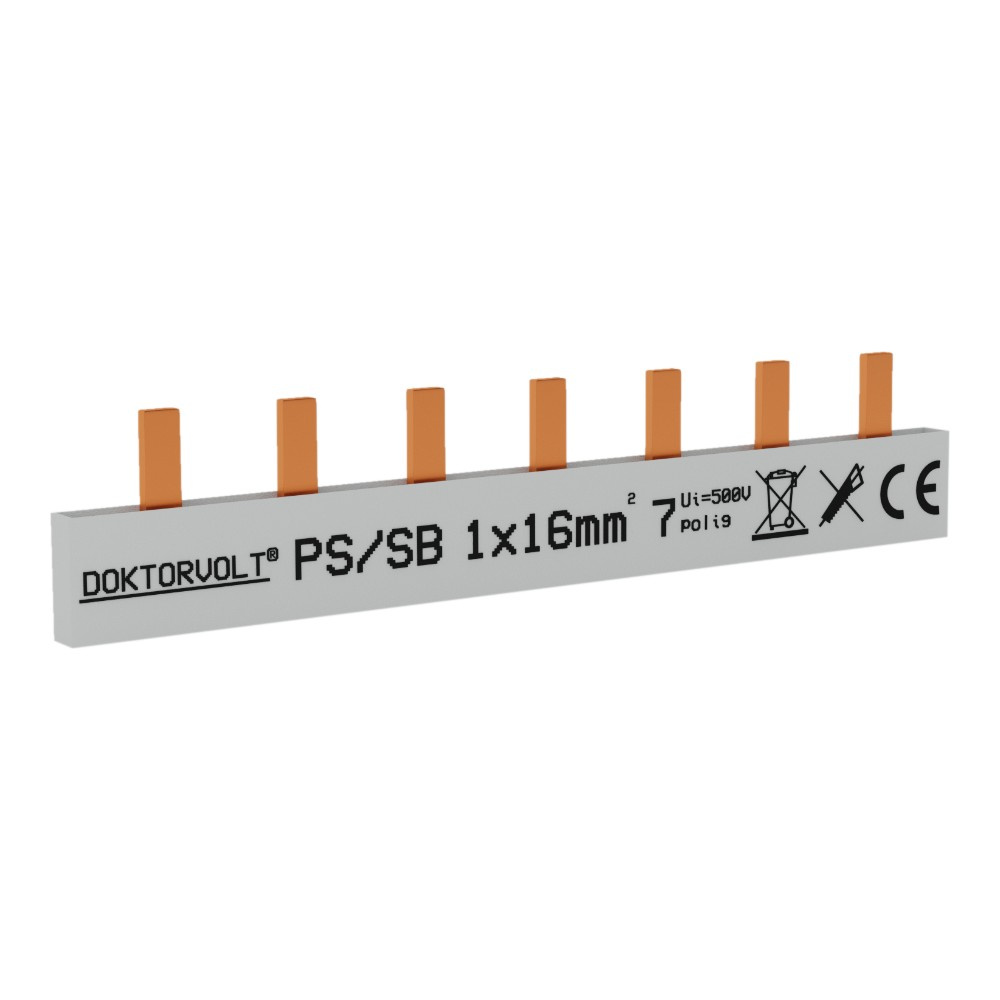 1-phasige 7-modul-16mm2-pin-anschlussschiene Für Verteilertafel