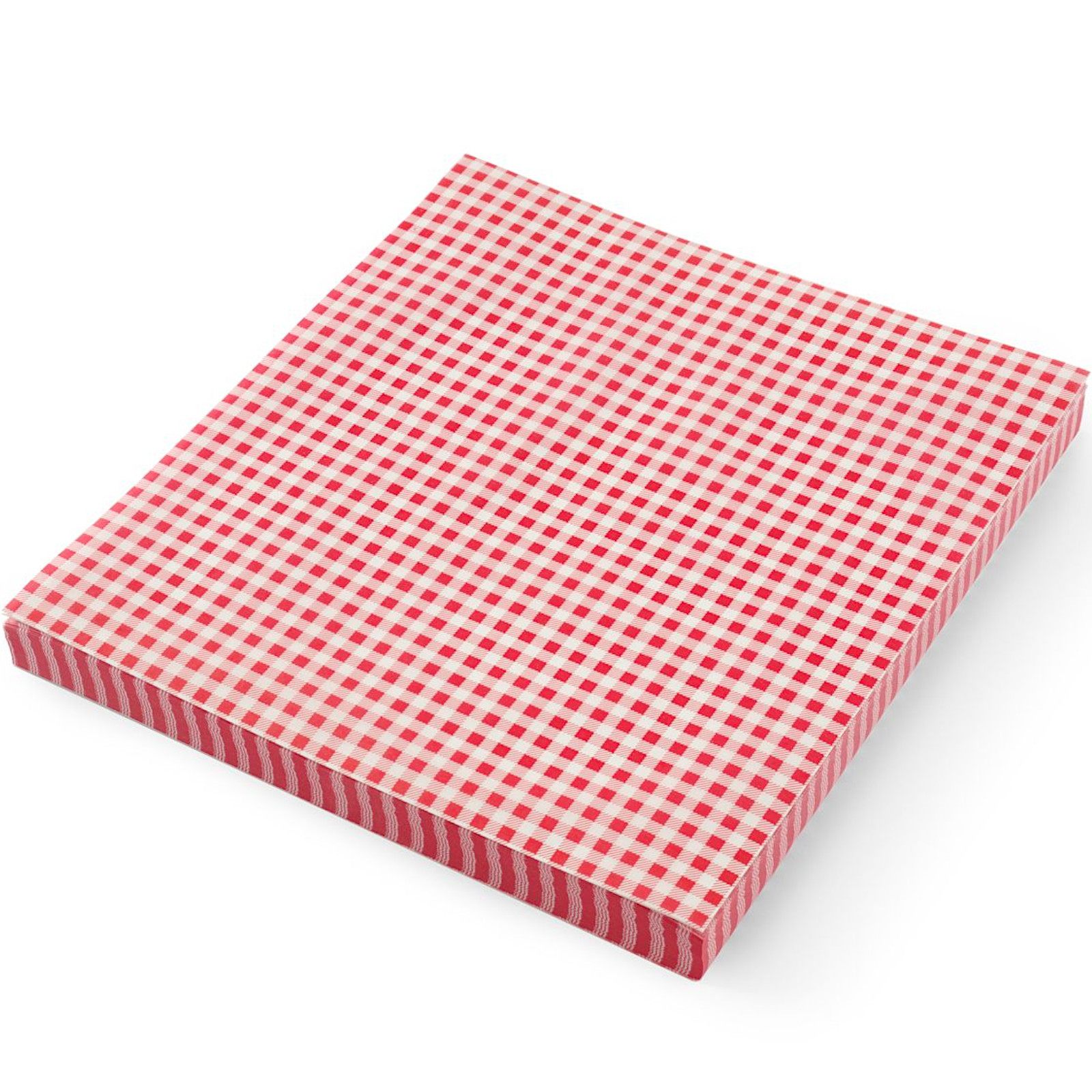 Pergamentpapier Für Snacks Und Pommes Frites 20x25 Cm Kariert - 500 Stück.