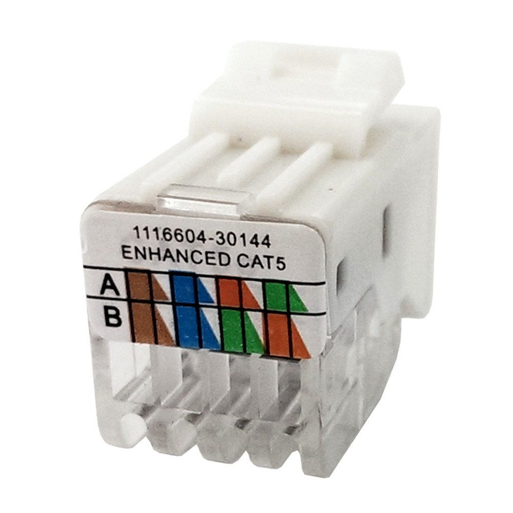 Ethernet-modulbuchse, Rj45-anschluss Cat.5e Keystone-netzwerk