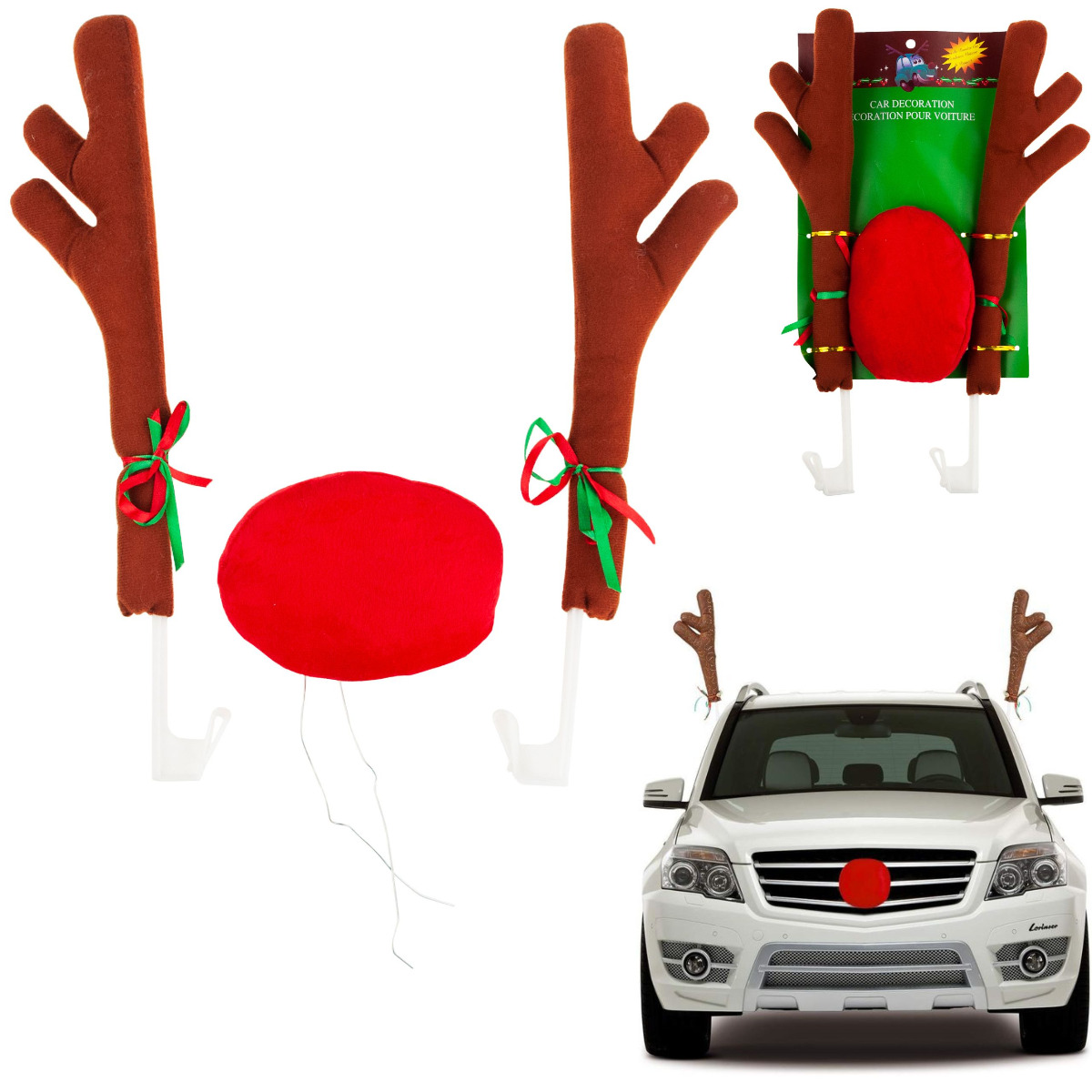 Tg53031 Autodekoration Rentiergeweih Nos Na Auto Weihnachtsschmuck