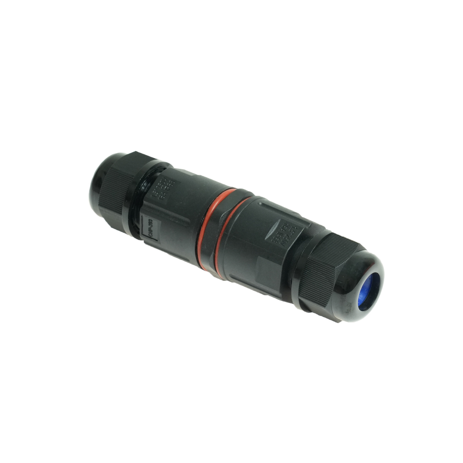 Ip68 Hermetischer Kabelverbinder, Schraubenloser, Doppelseitiger 3-poliger Stecker