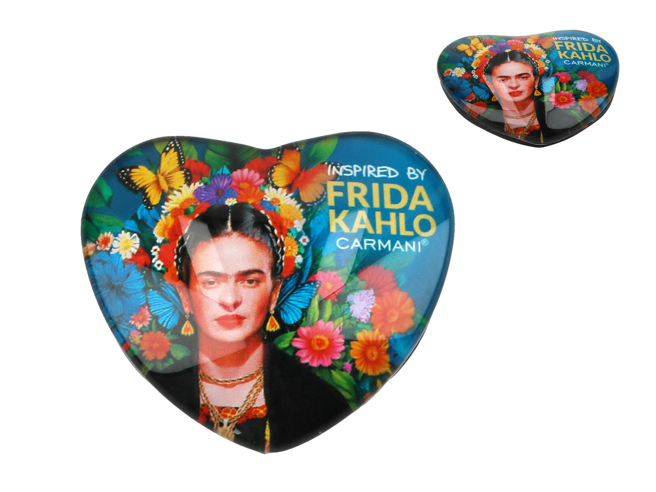 Herzförmiger Kühlschrankmagnet, Inspiriert Von Frida Kahlo, Gadget, Geschenk, Dekoration