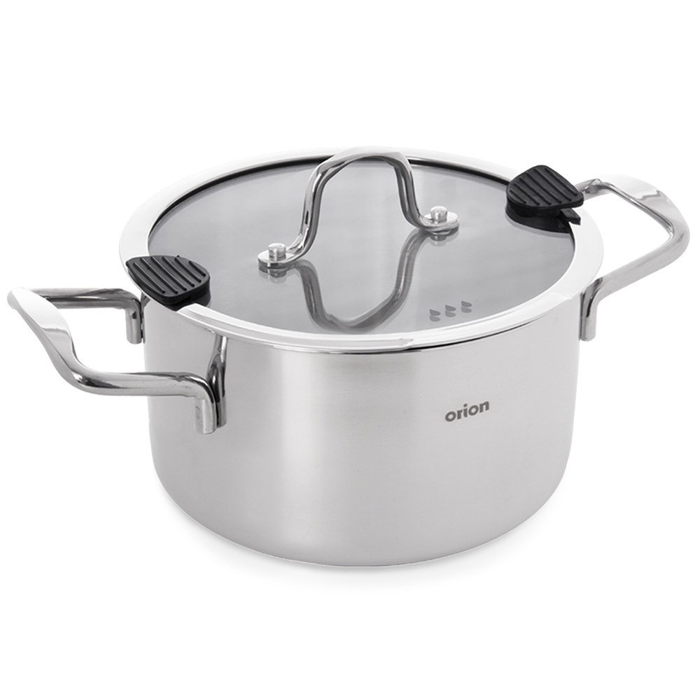 Stahltopf Mit Deckel, Modell Venice, 22 Cm, 4,3 L