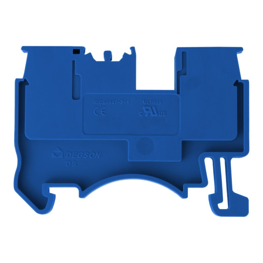 Schienenklemmenblock, Blau, 4mm2, Für Th35 Tor N-schiene