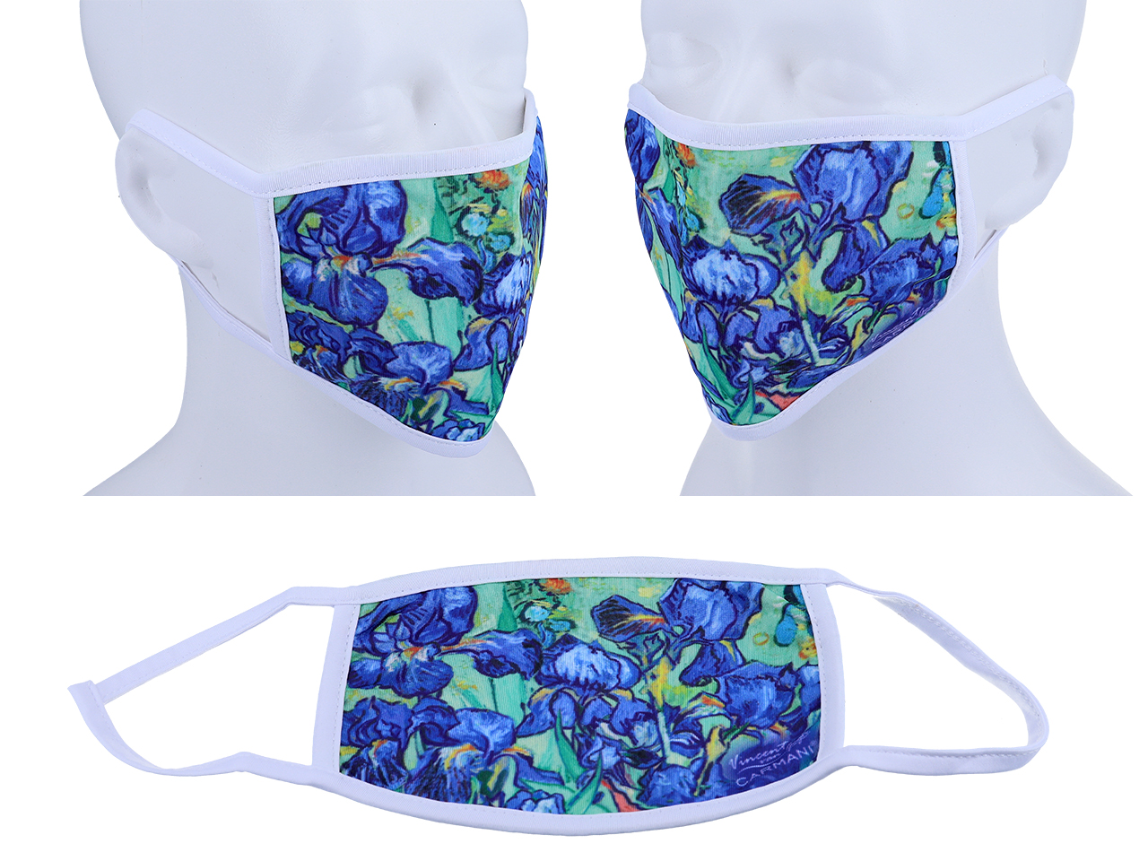 Van Gogh Iris Carmani Wiederverwendbare Gesichtsmaske Geschenk