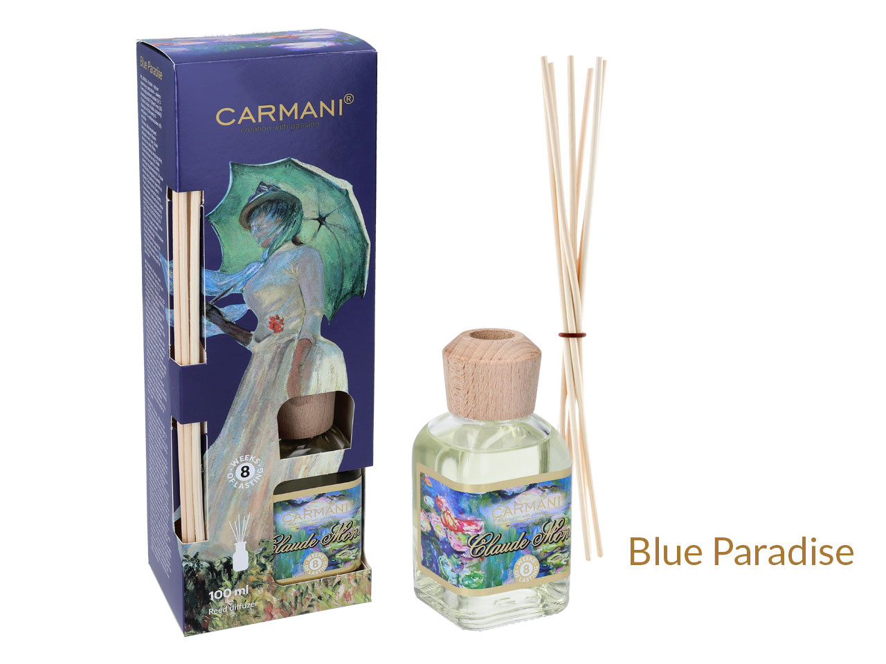 Duftdiffusor Mit Duftstäbchen, Duftrichtung „blue Paradise“, Für Zuhause