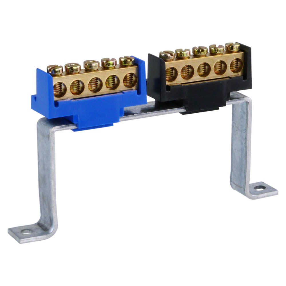 4-modul-klemmenleiste Für 2x5p-schaltschrank-klemmenbrücke