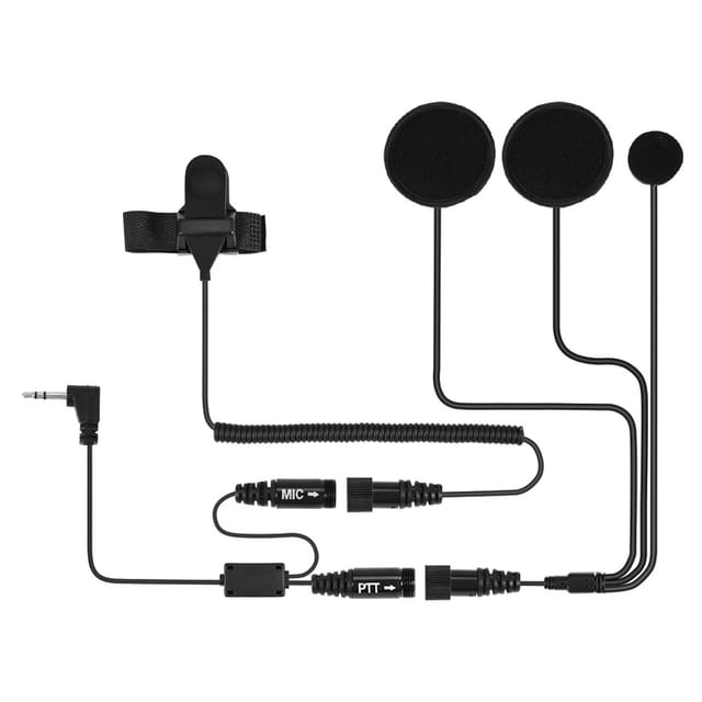 2,5-mm-PTT-Mikrofon für Motorola T5428, T6200C, T5720 Motorradhelm-Funkgeräte