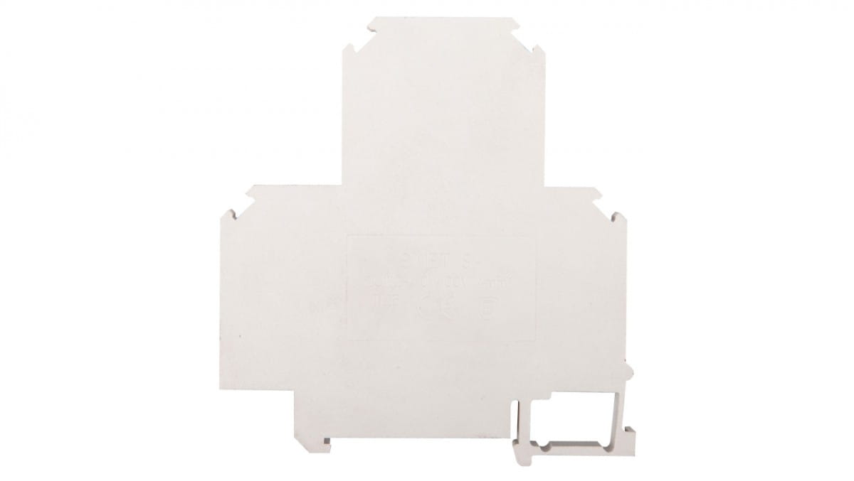 2-stufiger Schienenverbinder 4mm2 Grau Zuw 2-4.0 13304312