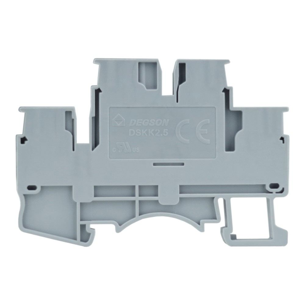 Grauer Klemmenblock 2,5 Mm² 2-stufig 4-adrig
