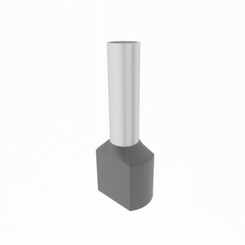 Isolierte Doppelkabel-steckverbinderhülse 2x4mm2 100 Stück